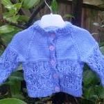 Hand Knitted Baby Cardigan 0-3 months