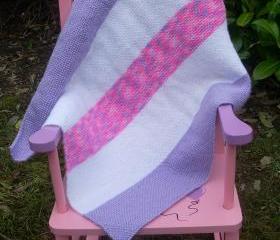 Hand Knitted Baby Blanket