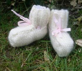 Hand Knitted Booties