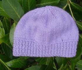 Hand Knitted Baby Hat - Various sizes and colours